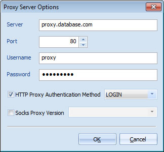 Proxy Server Options